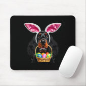 Niedlich Bunny Oars Gordon Setter Hund Ostereier J Mousepad (Mit Mouse)