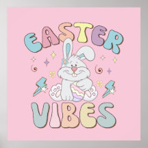 Niedlich Bunny Oaster Vibes Pastel Spring Party