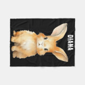 Niedlich Bunny Personalisiert Fleecedecke (Vorderseite (Horizontal))