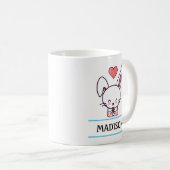 Niedlich Bunny Personalisiert Kaffeetasse (VorderseiteRechts)