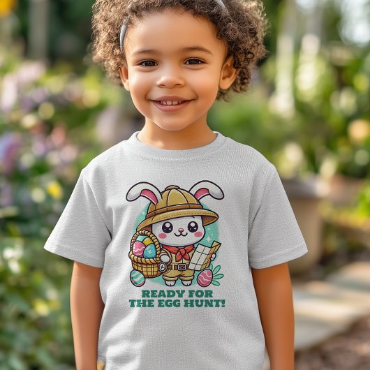 Niedlich Bunny Personalisiert Ostereier Hunt Baby T-shirt
