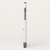 Niedlich Bunny Pink Bow Personalisiert Case-Mate iPhone Hülle (Hinten/Links)