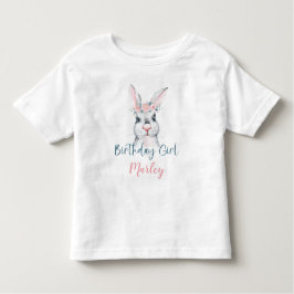 Niedlich Bunny Rabbit Birthday Girl Kleinkind T-shirt