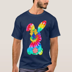 Niedlich Bunny Rabbit Gefärbte Krawatte Bow Krawat T-Shirt
