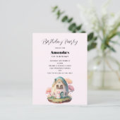 Niedlich Bunny Rabbit Japanischer Kawaii Stil Postkarte (Stehend Vorderseite)