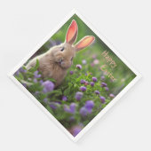 Niedlich Bunny Serviette (Ecke)