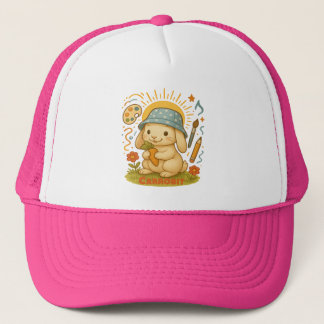 Niedlich Bunny Summer Hat Truckerkappe