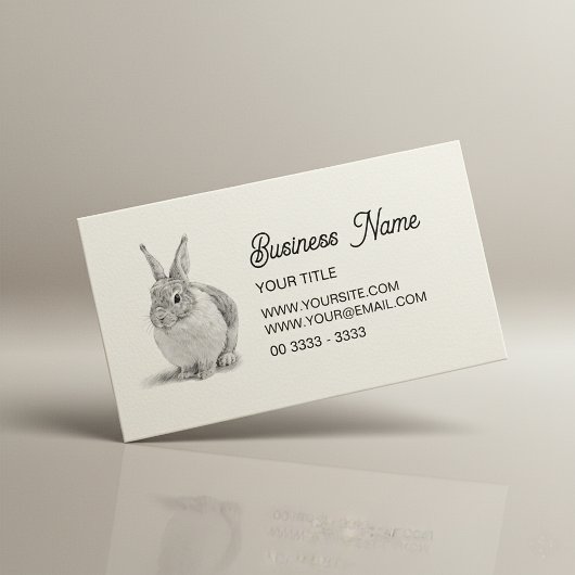 Niedlich Bunny Visitenkarte