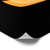 Niedlich Buns Funny Burger Puck Dark BG Poster (Ecke)