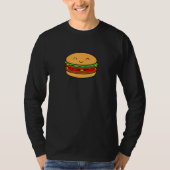 Niedlich Burger T-Shirt (Vorderseite)