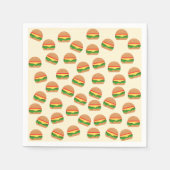 Niedlich Burgers Paper Napkins Serviette (Vorderseite)