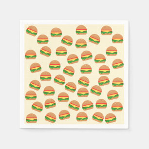 Niedlich Burgers Paper Napkins Serviette