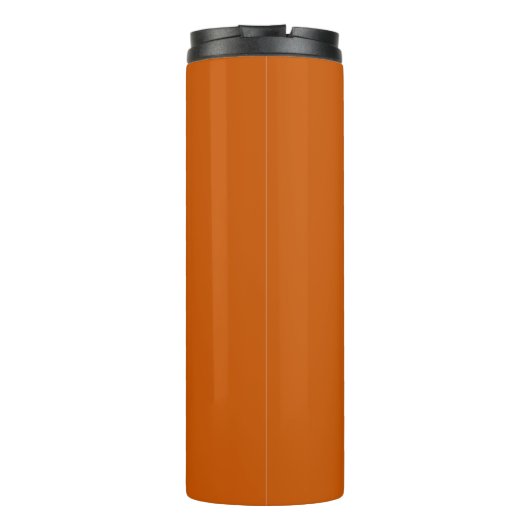 Niedlich Burnt Orange Personalisiert Bridesmaid Th Thermosbecher (Rückseite)