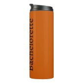 Niedlich Burnt Orange Personalisiert Bridesmaid Th Thermosbecher (Nach rechts gedreht)