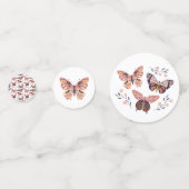 Niedlich Butterfly Confetti Konfetti (Vorderseiten)