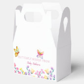 Niedlich Butterfly Kisses Spring Baby Dusche Geschenkschachtel (Geöffnet)