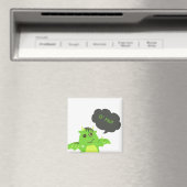 Niedlich Button Mit Augen Zombie Dragon Magnet (In Situ (Geschirrspüler))
