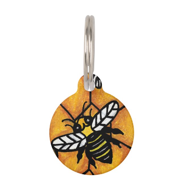 Niedlich Buzzing Yellow Jacket Bee Honeycomb Tiermarke (Vorderseite)