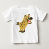 Niedlich Cackling Cartoon Hyena Baby T - Shirt (Vorderseite)