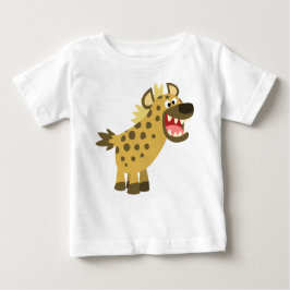 Niedlich Cackling Cartoon Hyena Baby T - Shirt