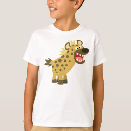 Niedlich Cackling Cartoon Hyena Children T - Shirt