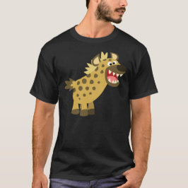 Niedlich Cackling Cartoon Hyena T - Shirt