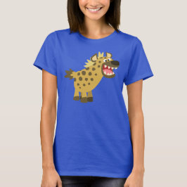 Niedlich Cackling Cartoon Hyena Women T - Shirt