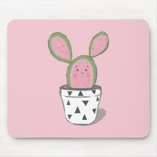 Niedlich Cacti Mousepad (Vorne)