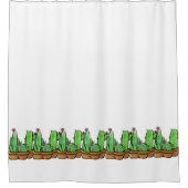 Niedlich Cactus cacti succuli Duschvorhang (Vorderseite)