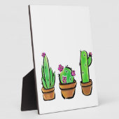 Niedlich Cactus cacti succuli Fotoplatte (Seite)