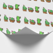 Niedlich Cactus cacti succuli Geschenkpapier (Ecke)