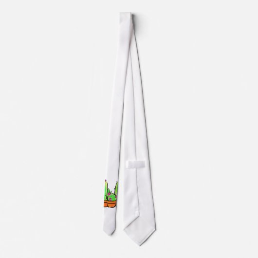 Niedlich Cactus cacti succuli Krawatte (Rückseite)