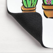 Niedlich Cactus cacti succuli Mousepad (Ecke)