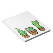 Niedlich Cactus cacti succuli Notizblock (angewinkelt)
