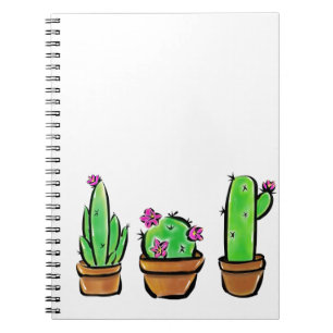 Niedlich Cactus cacti succuli Notizblock