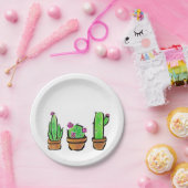 Niedlich Cactus cacti succuli Pappteller (Party)