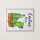 Niedlich Cactus cacti succuli Puzzle (Horizontal)