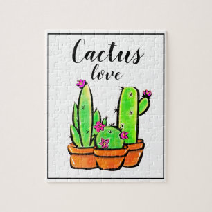 Niedlich Cactus cacti succuli Puzzle