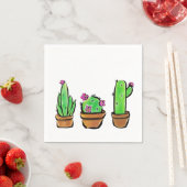 Niedlich Cactus cacti succuli Serviette (Beispiel)