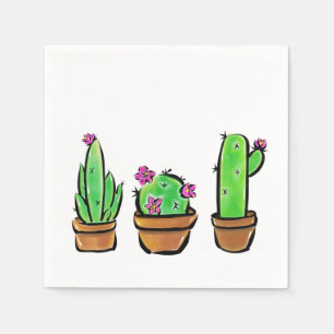 Niedlich Cactus cacti succuli Serviette