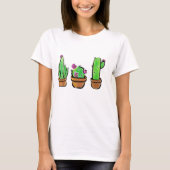 Niedlich Cactus cacti succuli T-Shirt (Vorderseite)
