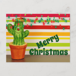 Niedlich Cactus Festive Southwestern Merry Weihnac Feiertagspostkarte