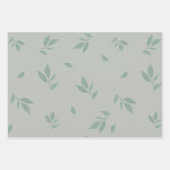 Niedlich Cactus Greenery Blume Pattern Geschenkpapier Set (Vorderseite 2)