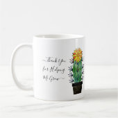 Niedlich Cactus Greenery Vielen Dank, dass Sie mir Kaffeetasse (Links)