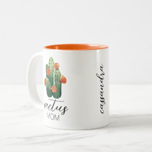 Niedlich Cactus Mama Pflanze Lover Zweifarbige Tasse