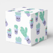 Niedlich Cactus Pattern Cartoon Vielen Dank Geschenkschachtel (Rückseite)