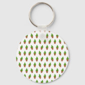 Niedlich Cactus Pattern Key CHain Schlüsselanhänger (Rückseite)