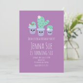 Niedlich Cactus Potted Pflanze Geburtstagspartei (Stehend Vorderseite)