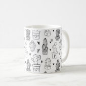 Niedlich Cactus Succulent Garden Pflanze Botanisch Kaffeetasse (VorderseiteRechts)