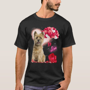 Niedlich Cairn Terrier Ballon Herzlich Willkommen T-Shirt
